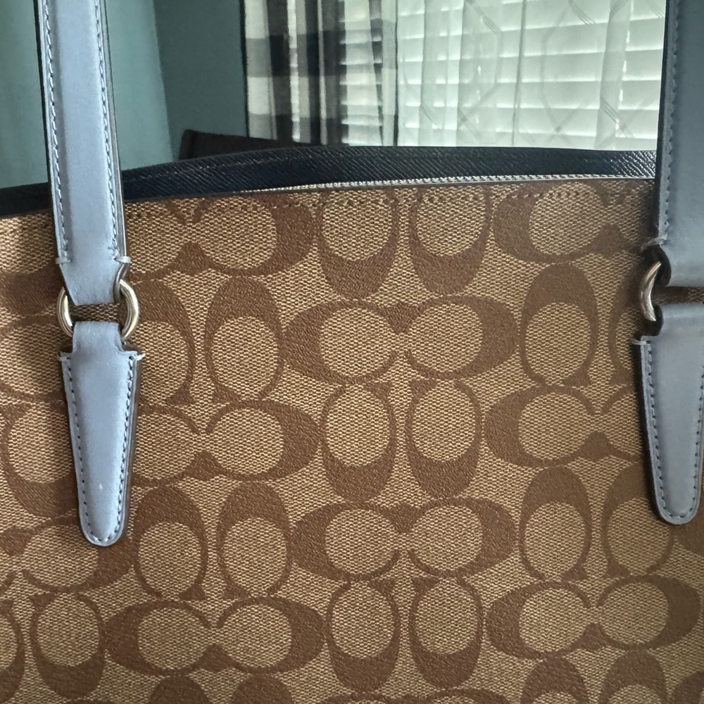 Coach Brown and Gray Women's Bag - Picture 6 of 9